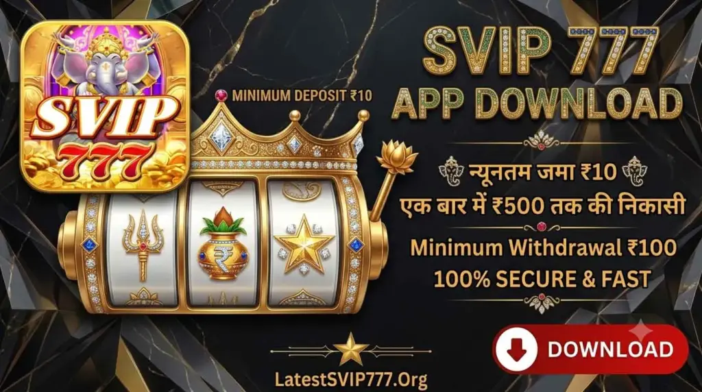 SVIP 777 Game | Discover a Simple & Modern Mobile Gaming Platform